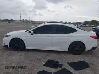 2025 Toyota Camry LE with VIN 4T1DAACK6SU531129, listed as a IAAI auction lot 41969220 with 10,542 mi miles and . Bid and sale history available at DreamBid. Image 14.