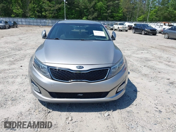 2014 Kia Optima LX with VIN KNAGM4A79E5470198, listed as a IAAI auction lot 42142484 with 169,140 mi miles. Bid and sale history available at carsss.com. Image 6.