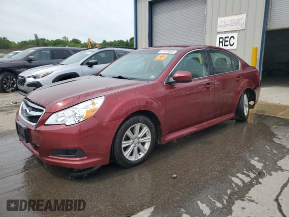 2010 Subaru Legacy Premium with VIN 4S3BMBB6XA3230686, listed as a Copart auction lot 57419855 with 74,408 mi miles and Salvage title. Bid and sale history available at DreamBid. Image 1.