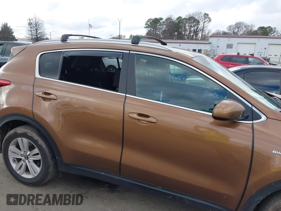 2018 Kia Sportage LX with VIN KNDPMCAC5J7419709, listed as a IAAI auction lot 41230791 with 85,491 mi miles. Bid and sale history available at carsss.com. Image 13.
