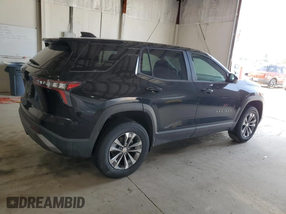 2025 Chevrolet Equinox FWD LT with VIN 3GNAXHEG8SL227454, listed as a Copart auction lot 51169825 with 2,233 mi miles and Salvage Title. Bid and sale history available at DreamBid. Image 3.