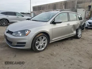 2017 Volkswagen Golf SportWagen S with VIN 3VWA17AU2HM504602, listed as a Copart auction lot 42022215 with 317,837 mi miles and Salvage Title. Bid and sale history available at carsss.com. Image 1.
