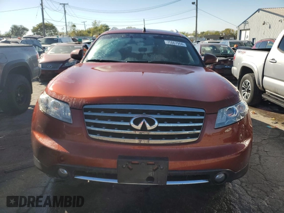 2006 Infiniti FX35 with VIN JNRAS08WX6X205462, listed as a Copart auction lot 75067994 with 139,231 mi miles and Salvage Title. Bid and sale history available at carsss.com. Image 5.