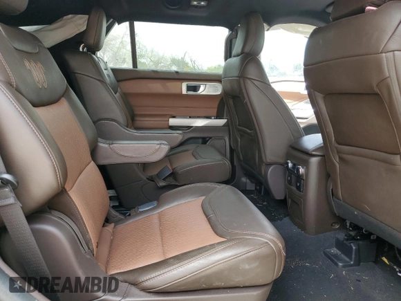 2022 Ford Explorer King Ranch with VIN 1FM5K7LC4NGC46302, listed as a Copart auction lot 49409195 with 33,300 mi miles and Salvage Title. Bid and sale history available at carsss.com. Image 12.