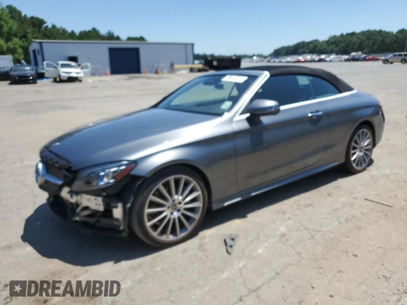 2021 Mercedes-Benz C 300 with VIN W1KWK8DB8MG054955, listed as a Copart auction lot 59444314 with 36,114 mi miles and Salvage Title. Bid and sale history available at DreamBid. Image 1.