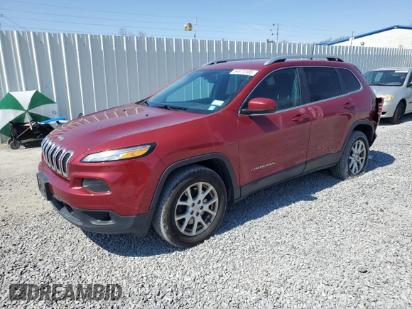2017 Jeep Cherokee Latitude with VIN 1C4PJMCB8HW568554, listed as a Copart auction lot 54474185 with 102,846 mi miles and Salvage Title. Bid and sale history available at carsss.com. Image 1.