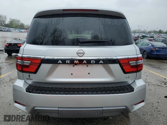 2022 Nissan Armada SL with VIN JN8AY2BB1N9810882, listed as a Copart auction lot 51917545 with 72,080 mi miles and Salvage Title. Bid and sale history available at carsss.com. Image 6.