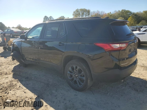 2021 Chevrolet Traverse RS with VIN 1GNERJKW8MJ246031, listed as a Copart auction lot 80468954 with 76,003 mi miles and Salvage Title. Bid and sale history available at carsss.com. Image 2.