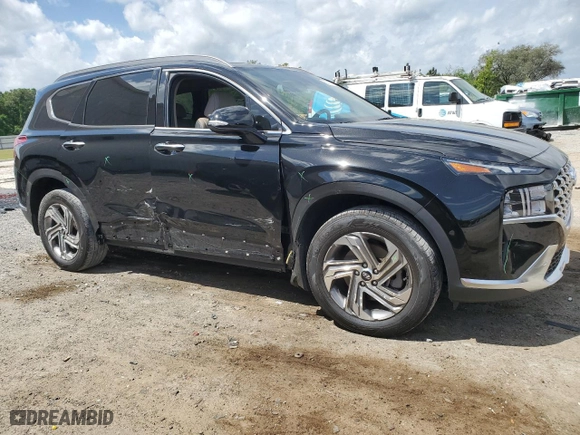 2022 Hyundai Santa Fe SEL with VIN 5NMS34AJ2NH462873, listed as a Copart auction lot 52067725 with 39,110 mi miles and Salvage Title. Bid and sale history available at carsss.com. Image 4.