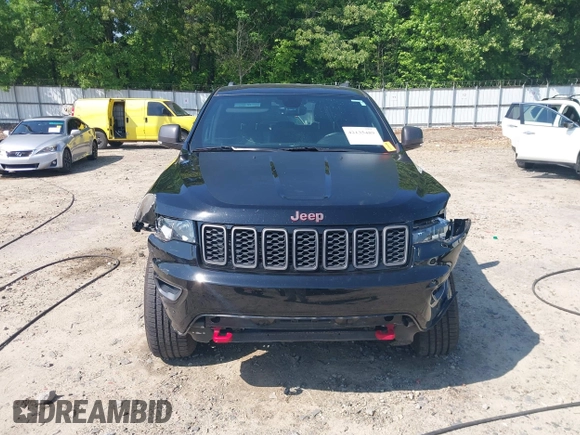 2017 Jeep Grand Cherokee Trailhawk with VIN 1C4RJFLG4HC940652, listed as a IAAI auction lot 42135489 with 102,593 mi miles and . Bid and sale history available at DreamBid. Image 13.