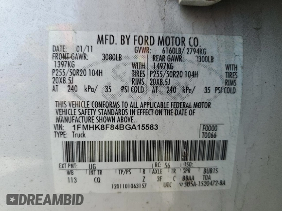 2011 Ford Explorer Limited z VIN 1FMHK8F84BGA15583, wystawiony jako Copart lot #61588125 z przebiegiem 263 848 mil mil oraz Czysty tytuł • Clean title. Historia ofert i sprzedaży dostępna na DreamBid. Obrazek 13.