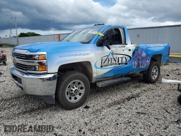 2018 Chevrolet Silverado 3500HD Work Truck with VIN 1GC3KYCG7JZ255935, listed as a Copart auction lot 69586914 with 212,833 mi miles and Salvage Title. Bid and sale history available at carsss.com. Image 1.