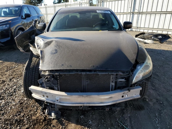 2011 Infiniti M37 with VIN JN1BY1AP7BM323494, listed as a Copart auction lot 77250874 with 136,351 mi miles and Salvage Title. Bid and sale history available at carsss.com. Image 5.