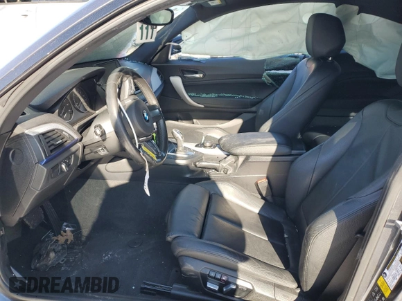 2017 BMW 2 Series M240i xDrive with VIN WBA2G3C3XHV986824, listed as a Copart auction lot 41474505 with 44,137 mi miles and Salvage Title. Bid and sale history available at carsss.com. Image 7.