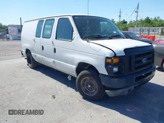 2011 Ford Econoline Cargo Commercial with VIN 1FTNE1EW6BDA44784, listed as a IAAI auction lot 42028659 with 141,661 mi miles. Bid and sale history available at carsss.com. Image 1.