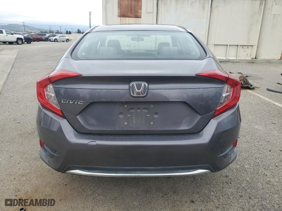 2019 Honda Civic Sedan LX with VIN 2HGFC2F63KH568820, listed as a Copart auction lot 51085635 with 50,759 mi miles and Salvage Title. Bid and sale history available at carsss.com. Image 6.
