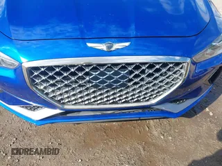 2019 Genesis G70 2.0T Advanced with VIN KMTG34LA1KU021793, listed as a IAAI auction lot 40461168 with 41,903 mi miles. Bid and sale history available at carsss.com. Image 6.