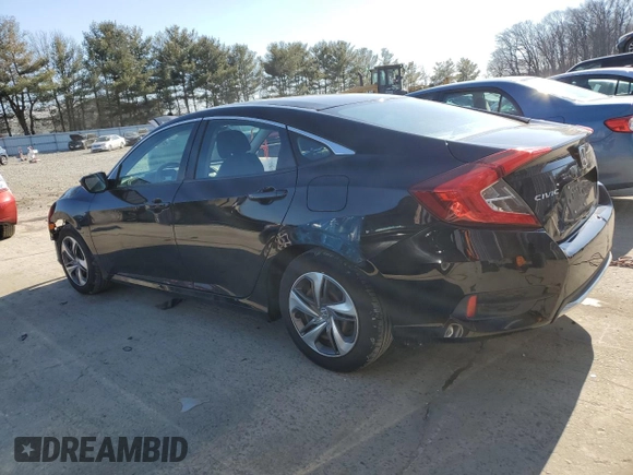 2019 Honda Civic LX with VIN 2HGFC2F69KH545378, listed as a Copart auction lot 47031865 with 66,498 mi miles and Salvage Title. Bid and sale history available at DreamBid. Image 2.