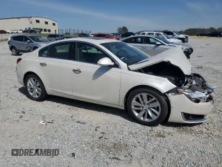 2014 Buick Regal Premium I with VIN 2G4GN5EXXE9204624, listed as a Copart auction lot 50684295 with 126,866 mi miles and Salvage Title. Bid and sale history available at carsss.com. Image 4.