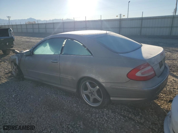 2003 Mercedes-Benz CLK-Class 5.0L with VIN WDBTJ75J23F047115, listed as a Copart auction lot 87011274 with 0 mi miles and Salvage Title. Bid and sale history available at carsss.com. Image 2.