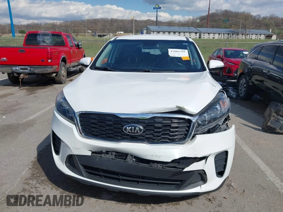 2020 Kia Sorento LX with VIN 5XYPGDA55LG613631, listed as a IAAI auction lot 41883791 with 107,759 mi miles and . Bid and sale history available at carsss.com. Image 12.
