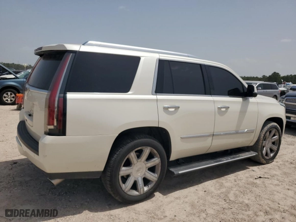 2015 Cadillac Escalade Platinum with VIN 1GYS3PKJXFR722444, listed as a Copart auction lot 64724304 with 0 mi miles and Salvage Title. Bid and sale history available at carsss.com. Image 3.