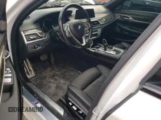 2017 BMW 7 Series 740e xDrive iPerformance with VIN WBA7J2C36HG497830, listed as a Copart auction lot 79948304 with 43,029 mi miles and Salvage Title. Bid and sale history available at carsss.com. Image 8.