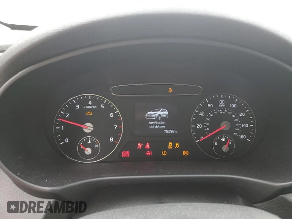 2020 Kia Sorento LX z VIN 5XYPG4A36LG698588, wystawiony jako Copart lot #57240045 z przebiegiem 75 298 mil mil oraz Szkoda całkowita • Salvage title. Historia ofert i sprzedaży dostępna na DreamBid. Obrazek 9.