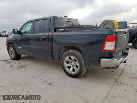 2021 Ram 1500 Lone Star with VIN 1C6RREFT4MN661316, listed as a Copart auction lot 61218605 with 61,672 mi miles and Salvage title. Bid and sale history available at DreamBid. Image 2.
