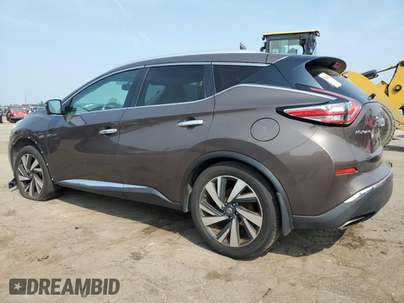 2016 Nissan Murano SL z VIN 5N1AZ2MH9GN138764, wystawiony jako Copart lot #59208385 z przebiegiem 135 257 mil mil oraz Czysty tytuł • Clean title. Historia ofert i sprzedaży dostępna na DreamBid. Obrazek 2.