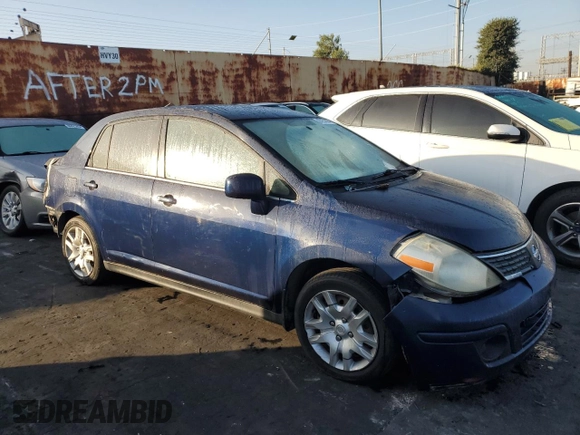 2007 Nissan Versa 1.8 SL with VIN 3N1BC11EX7L418114, listed as a Copart auction lot 87251084 with 0 mi miles and Salvage Title. Bid and sale history available at carsss.com. Image 4.