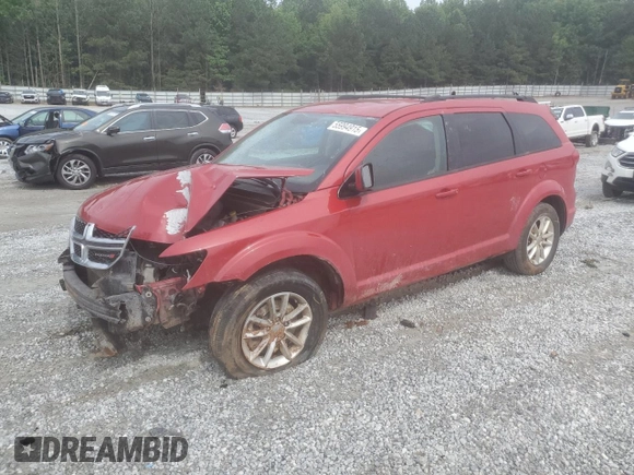 2017 Dodge Journey SXT z VIN 3C4PDCBG5HT528050, wystawiony jako Copart lot #55994915 z przebiegiem Nie podano mil oraz Szkoda całkowita • Salvage title. Historia ofert i sprzedaży dostępna na DreamBid. Obrazek 1.