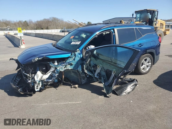 2021 GMC Terrain SLE with VIN 3GKALTEV9ML357935, listed as a Copart auction lot 54071055 with Not provided miles and Clean title. Bid and sale history available at DreamBid. Image 1.