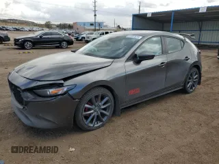 2019 Mazda Mazda3 Hatchback w/Preferred Pkg with VIN JM1BPBMM5K1143262, listed as a Copart auction lot 81387624 with 71,956 mi miles and Salvage Title. Bid and sale history available at carsss.com. Image 1.