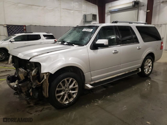 2016 Ford Expedition EL Limited with VIN 1FMJK2AT8GEF53247, listed as a Copart auction lot 44364935 with 227,199 mi miles and Salvage Title. Bid and sale history available at carsss.com. Image 1.