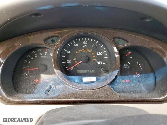 2002 Toyota Highlander with VIN JTEGF21A520070575, listed as a Copart auction lot 48307625 with 116,871 mi miles and Salvage Title. Bid and sale history available at carsss.com. Image 9.