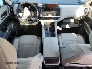 2022 Nissan Pathfinder Platinum with VIN 5N1DR3DH1NC219172, listed as a Copart auction lot 80288214 with 57,108 mi miles and Salvage title. Bid and sale history available at DreamBid. Image 8.