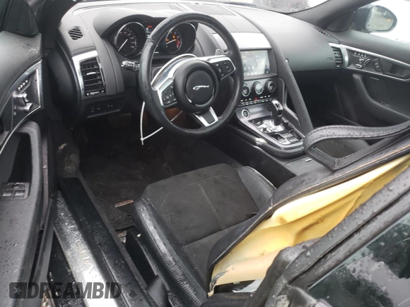 2019 Jaguar F-Type with VIN SAJDD1EV5KCK60915, listed as a Copart auction lot 85335414 with 31,735 mi miles and Salvage Title. Bid and sale history available at DreamBid. Image 8.