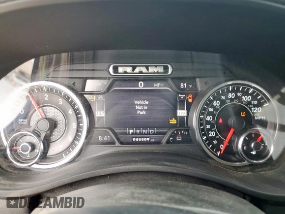 2020 Ram 2500 Big Horn с VIN 3C6UR5DJ9KG645260, выставлен на аукционе Copart как лот 61602825 с пробегом 44 409 миль миль и Списание • Salvage title. История ставок и продаж доступна на DreamBid. Изображение 9.