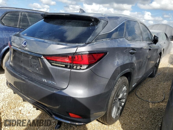 2020 Lexus RX with VIN 2T2YGMDA9LC054847, listed as a Copart auction lot 63568432 with 0 mi miles. Bid and sale history available at carsss.com. Image 4.