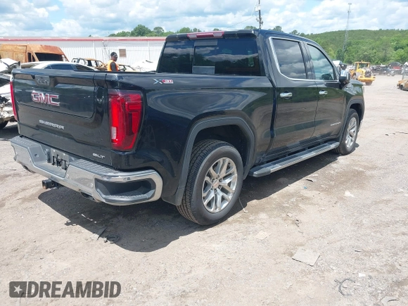 2022 GMC Sierra 1500 SLT with VIN 3GTU9DED5NG118655, listed as a IAAI auction lot 42183803 with 92,881 mi miles and . Bid and sale history available at DreamBid. Image 4.