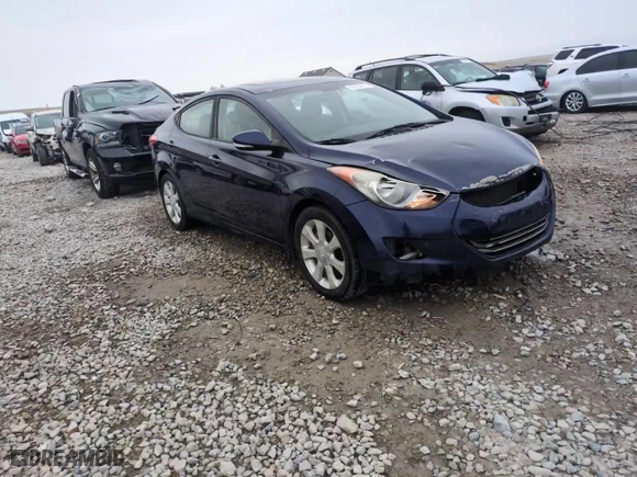 2012 Hyundai Elantra Limited with VIN 5NPDH4AE5CH089258, listed as a Copart auction lot 42236475 with 106,868 mi miles and Salvage Title. Bid and sale history available at carsss.com. Image 13.