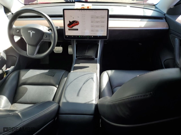 2019 Tesla Model 3 Long Range with VIN 5YJ3E1EB6KF392968, listed as a Copart auction lot 46651305 with 47,149 mi miles and Salvage Title. Bid and sale history available at carsss.com. Image 8.