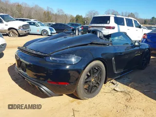 2021 Porsche 718 Spyder with VIN WP0CC2A81MS240303, listed as a IAAI auction lot 41358258 with 7,525 mi miles and . Bid and sale history available at DreamBid. Image 4.
