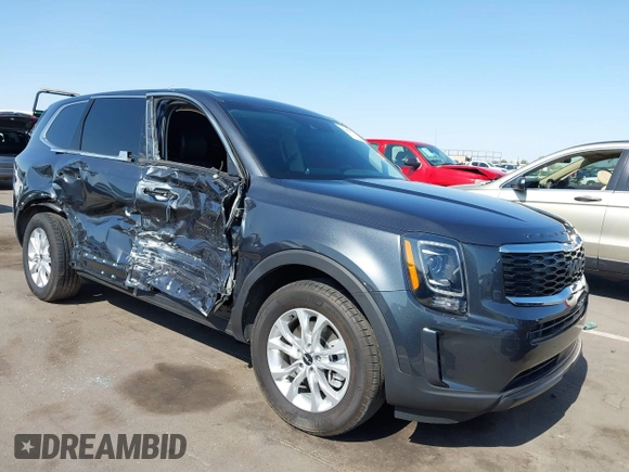 2022 Kia Telluride LX z VIN 5XYP2DHCXNG286083, wystawiony jako IAAI lot #42455962 z przebiegiem 24 599 mil mil oraz . Historia ofert i sprzedaży dostępna na DreamBid. Obrazek 6.
