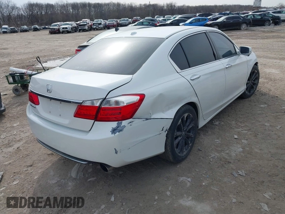 2013 Honda Accord Sdn EX-L with VIN 1HGCR2F83DA275519, listed as a IAAI auction lot 41691149 with 156,334 mi miles. Bid and sale history available at carsss.com. Image 4.