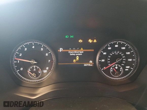 2023 Hyundai Santa Fe SEL z VIN 5NMS2DAJXPH621452, wystawiony jako Copart lot #56757775 z przebiegiem 26 715 mil mil oraz Szkoda całkowita • Salvage title. Historia ofert i sprzedaży dostępna na DreamBid. Obrazek 9.