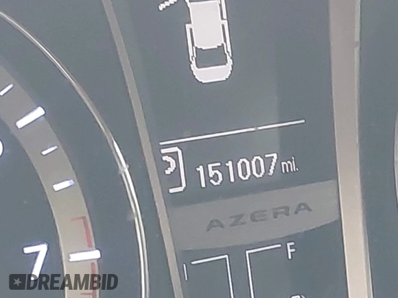 2013 Hyundai Azera with VIN KMHFG4JGXDA227569, listed as a IAAI auction lot 42384304 with 151,007 mi miles and . Bid and sale history available at DreamBid. Image 7.