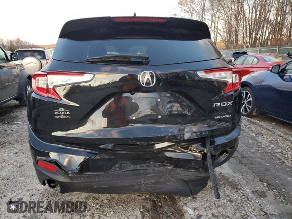 2021 Acura RDX w/Technology Package with VIN 5J8TC2H53ML024279, listed as a Copart auction lot 77594433 with 39,628 mi miles. Bid and sale history available at carsss.com. Image 6.