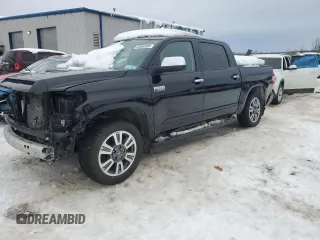 2021 Toyota Tundra Platinum z VIN 5TFAY5F18MX976700, wystawiony jako Copart lot #45954505 z przebiegiem 187 123 mil mil oraz Szkoda całkowita • Salvage title. Historia ofert i sprzedaży dostępna na DreamBid. Obrazek 1.